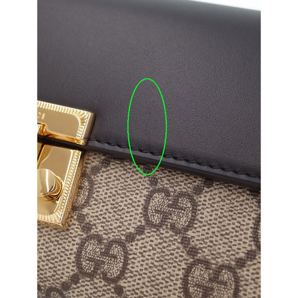 Gucci Padlock GG Supreme Chain Wallet - Picture 8 of 9